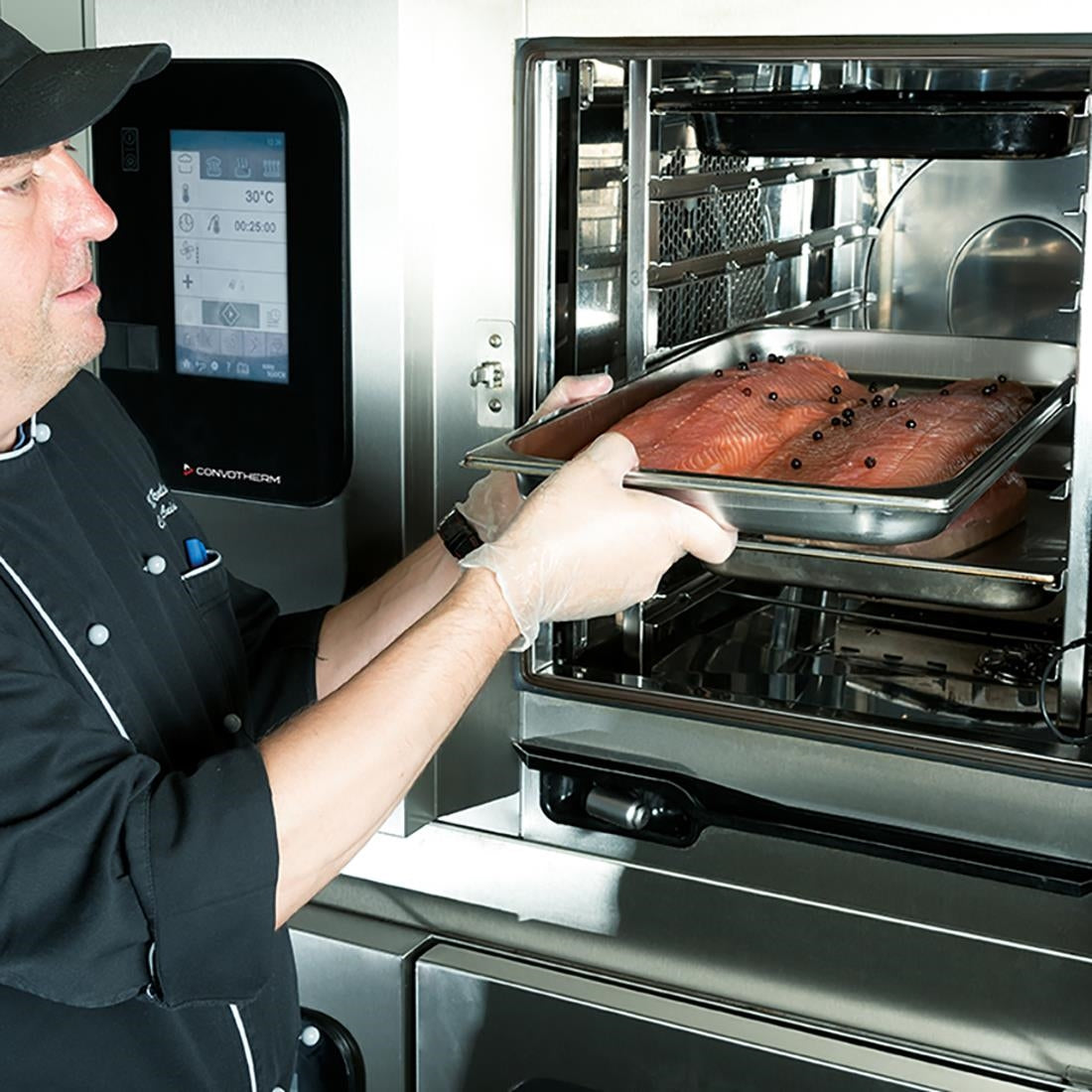 Convotherm Maxx Pro 10.20 GB easyTouch Disappearing Door Combi Oven with ConvoSmoke