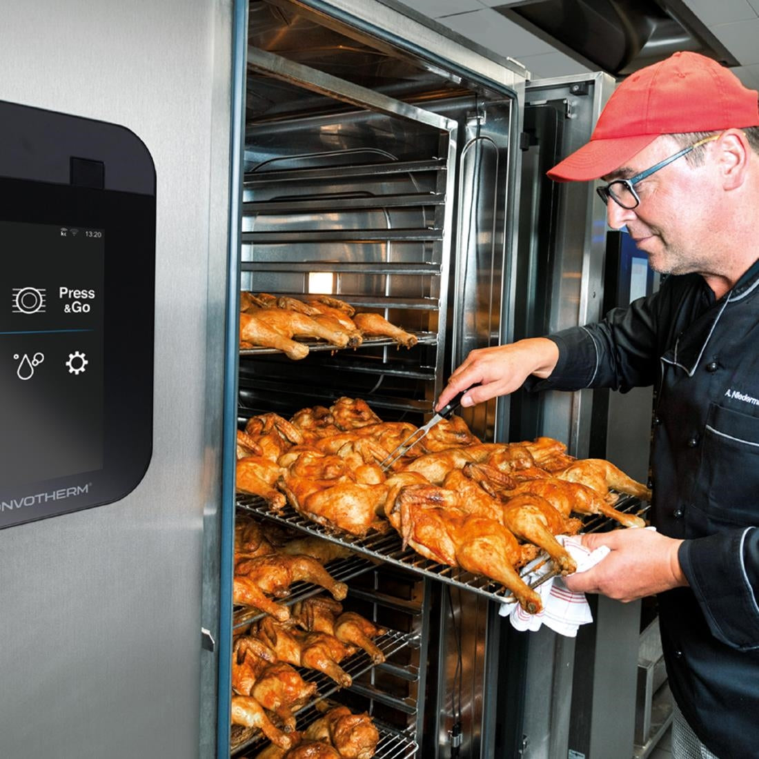 Convotherm Maxx Pro 20.20 GS easyTouch Disappearing Door Combi Oven with ConvoGrill