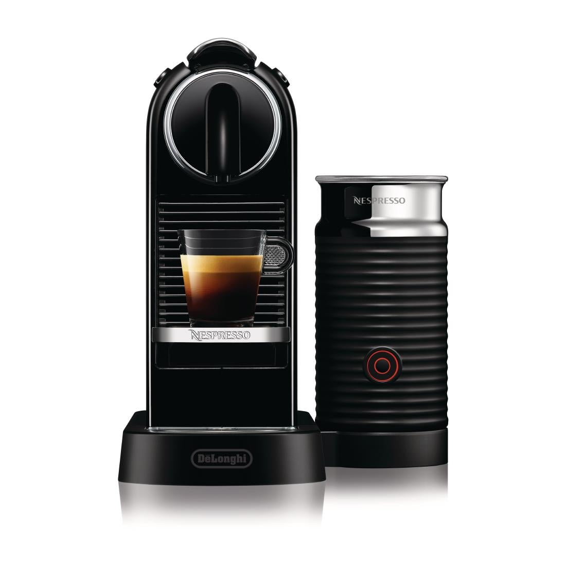Nespresso CitiZ by De'Longhi & Aeroccino3 Milk Frother Black EN267.BAE