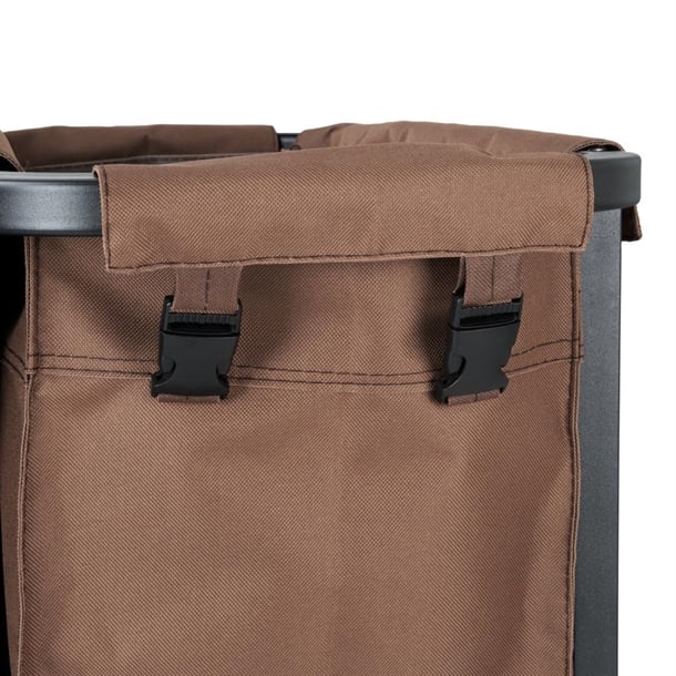Jantex 2 Compartment Linen Trolley 2x100Ltr
