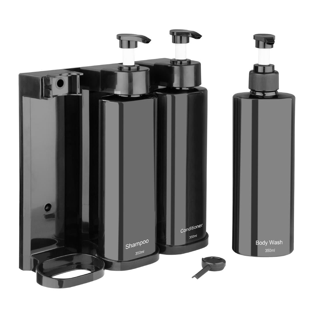 Nisbets Essentials Triple Shower Pump Dispenser