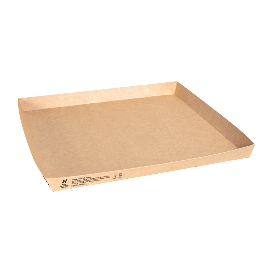 Notpla 10" Pizza Trays - Kraft (350 Pack)