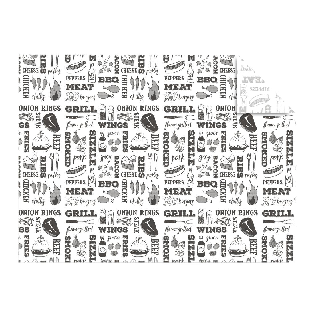 Vegware Greaseproof Sheets Grill 400x300mm (1000 Pack)