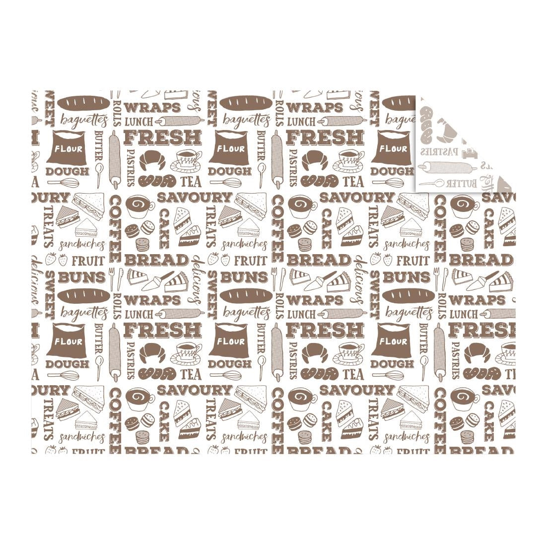 Vegware Greaseproof Sheets Bakery 400x300mm (1000 Pack)