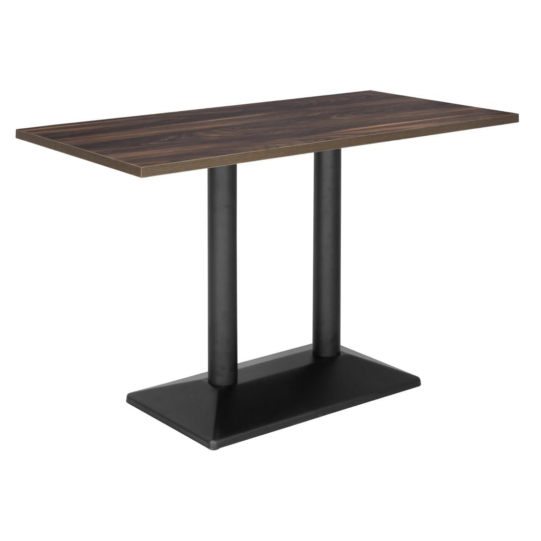 Bolero Indoor Dining Table Dark Wood 1200mm