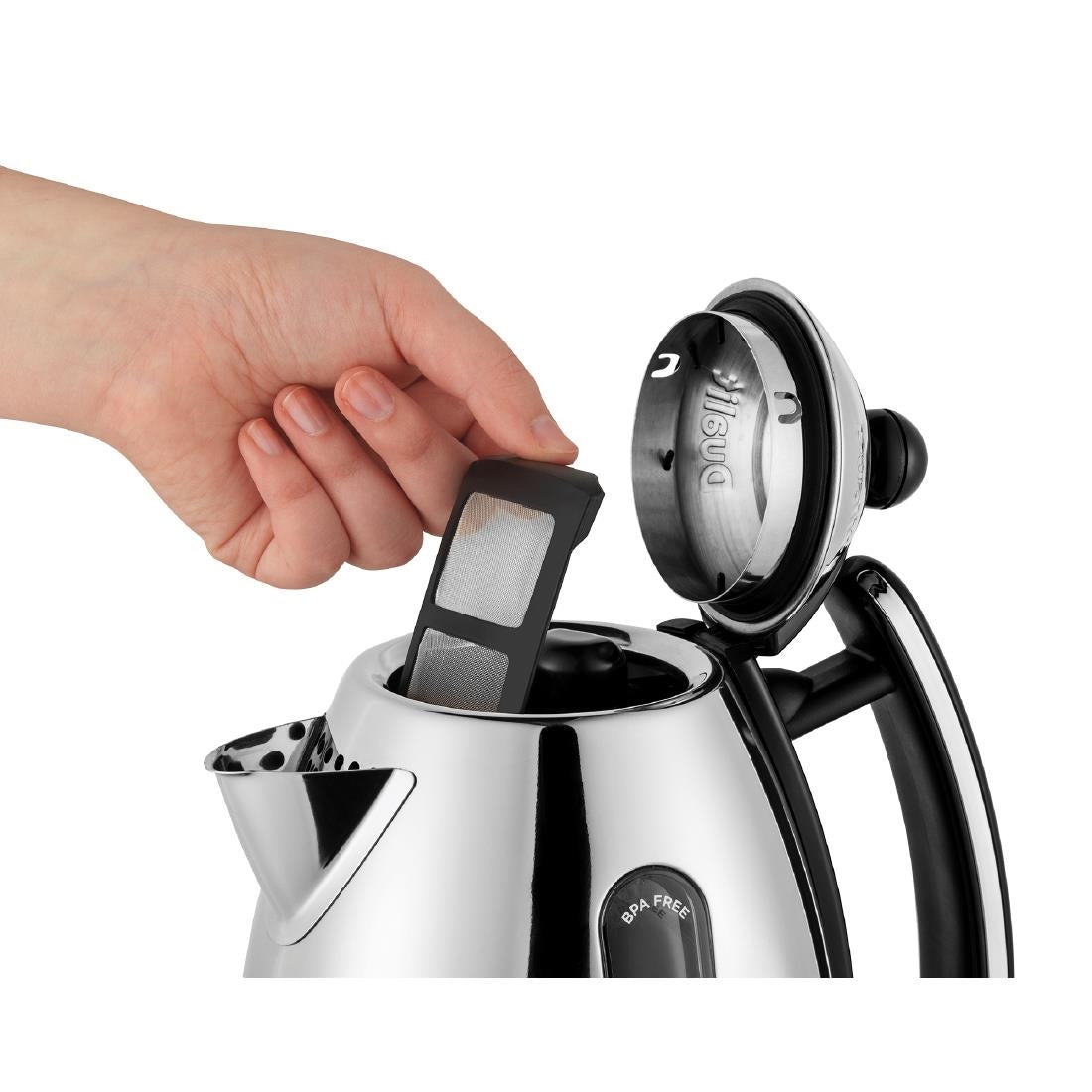 Dualit Lite Jug Kettle Black/Polished