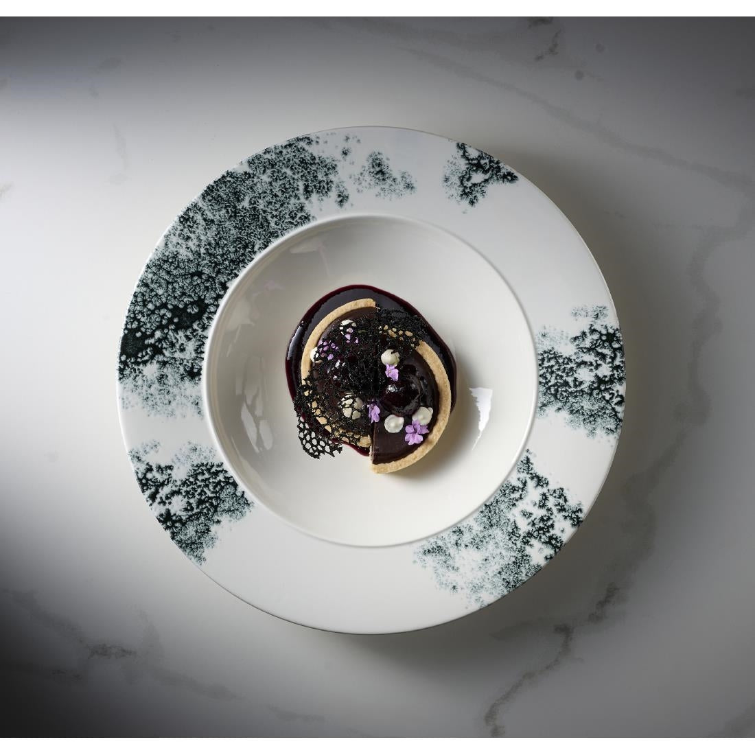 Churchill Alchemy Ambience Standard Rim Bowls Smoke Black 280mm (6 Pack)