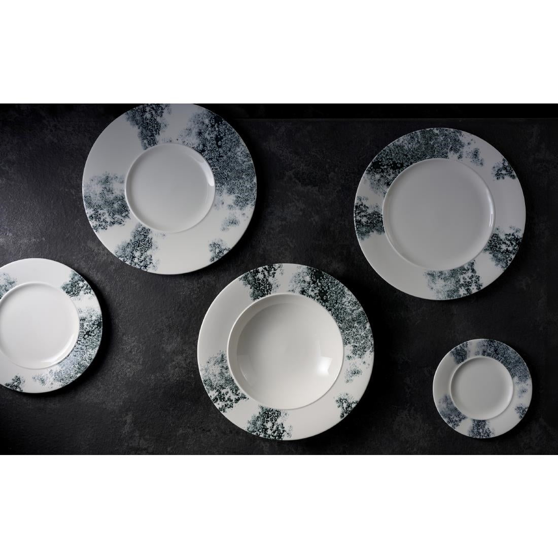 Churchill Alchemy Ambience Standard Rim Bowls Smoke Black 280mm (6 Pack)