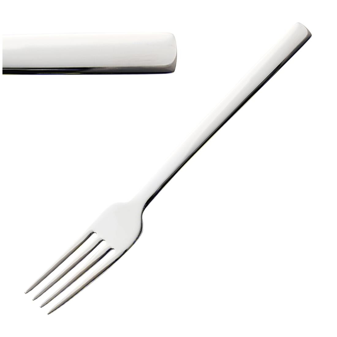 Churchill Linear Cutlery Dessert Forks (12 Pack)
