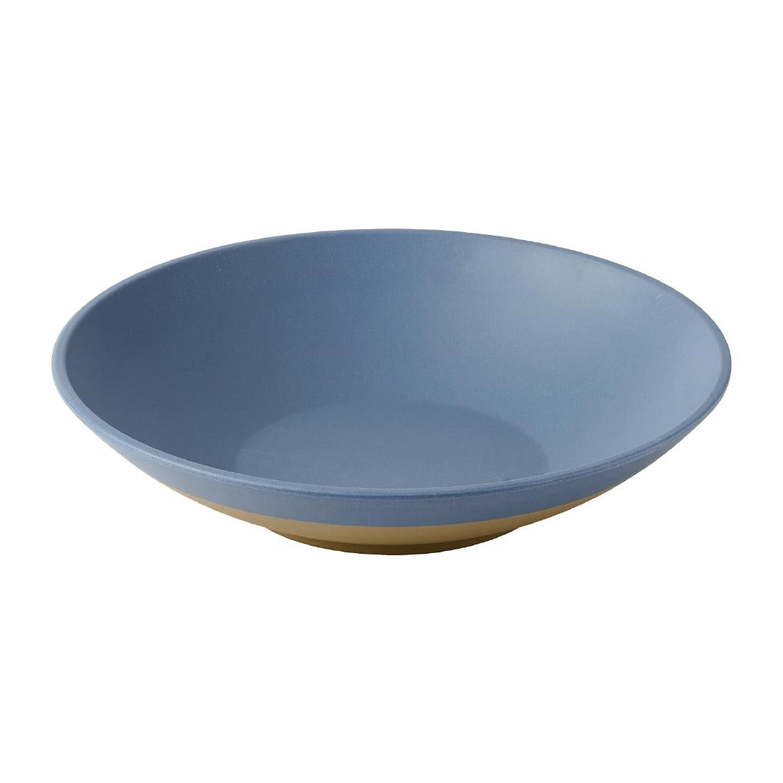 Churchill Emerge Melamine Oslo Blue Shallow Serving Bowls 300mm (4 Pack)