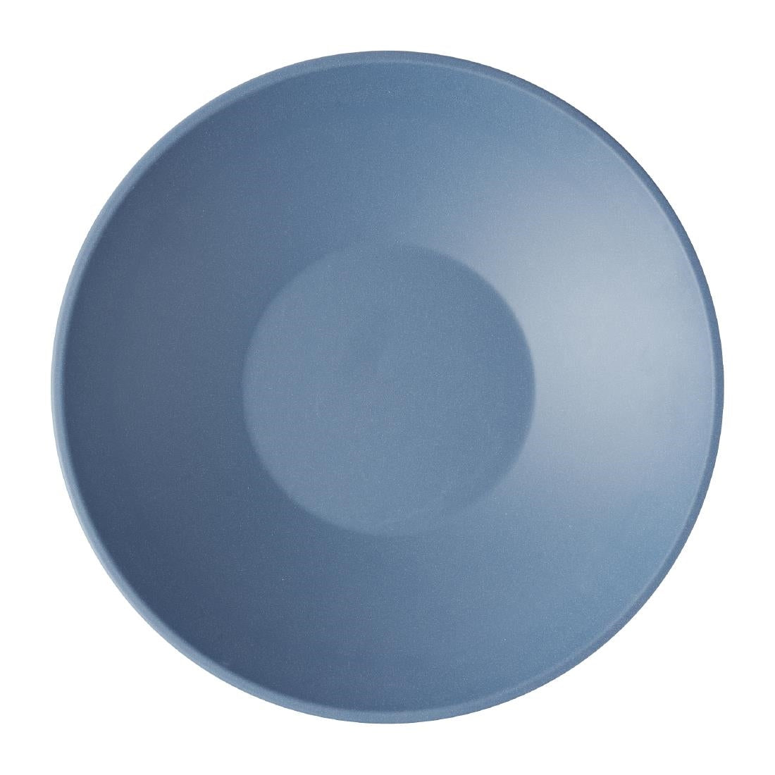 Churchill Emerge Melamine Oslo Blue Shallow Serving Bowls 300mm (4 Pack)