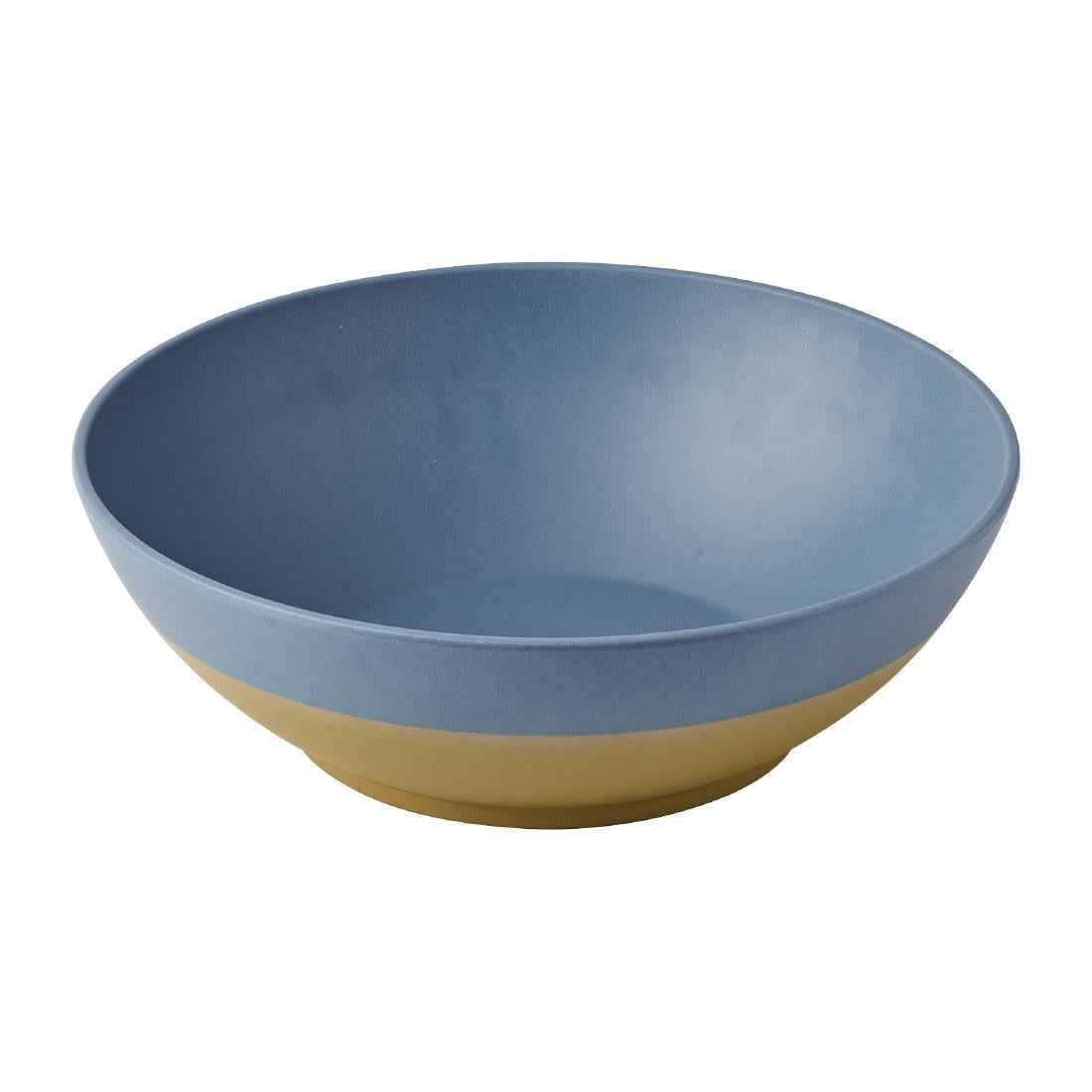 Churchill Emerge Melamine Oslo Blue Deep Serving Bowls 360mm (2 Pack)