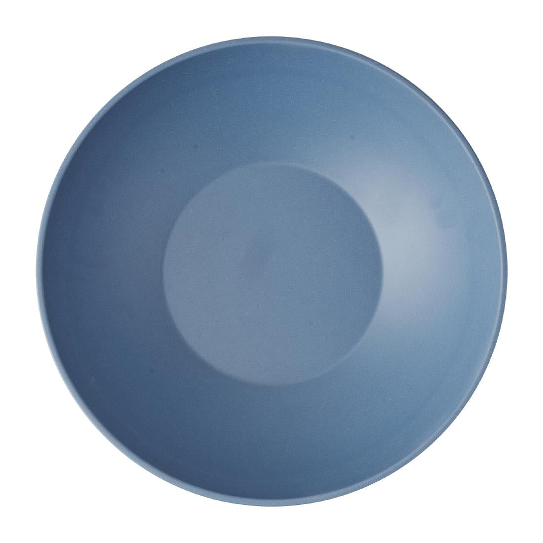 Churchill Emerge Melamine Oslo Blue Deep Serving Bowls 360mm (2 Pack)