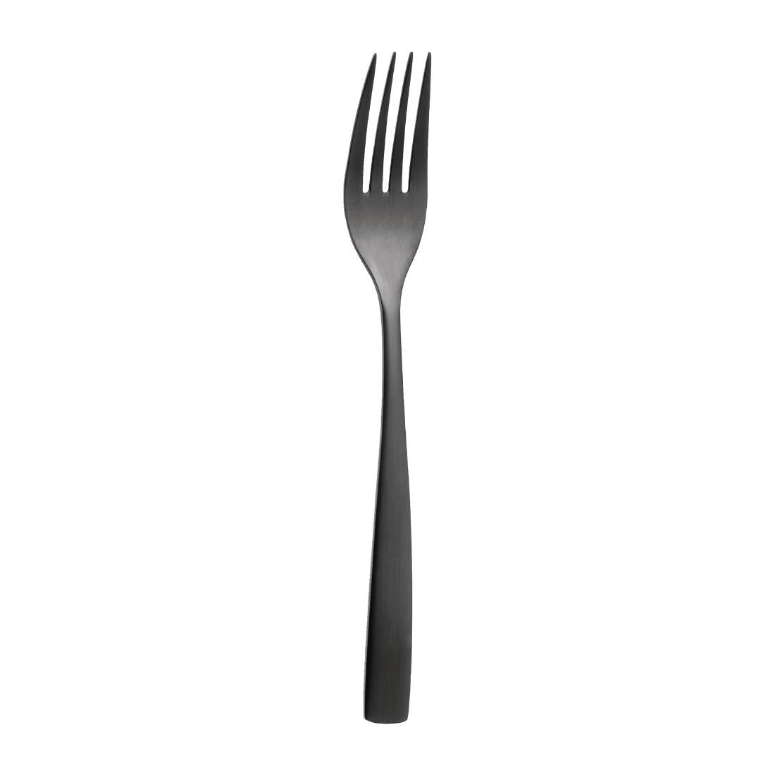 Comas BCN Black Table Forks (12 Pack)
