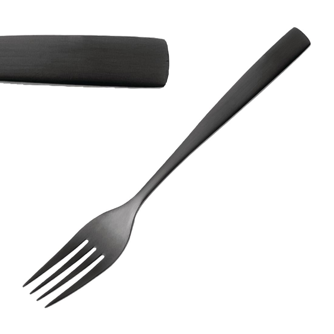 Comas BCN Black Cake Forks (12 Pack)