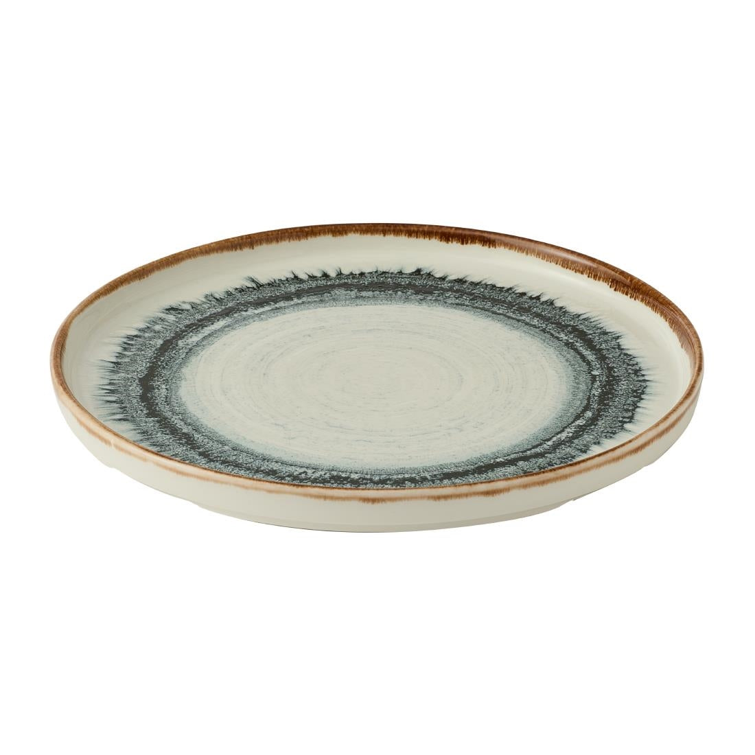 Dudson Harvest Flare Natural Walled Plates 260mm (6 Pack)