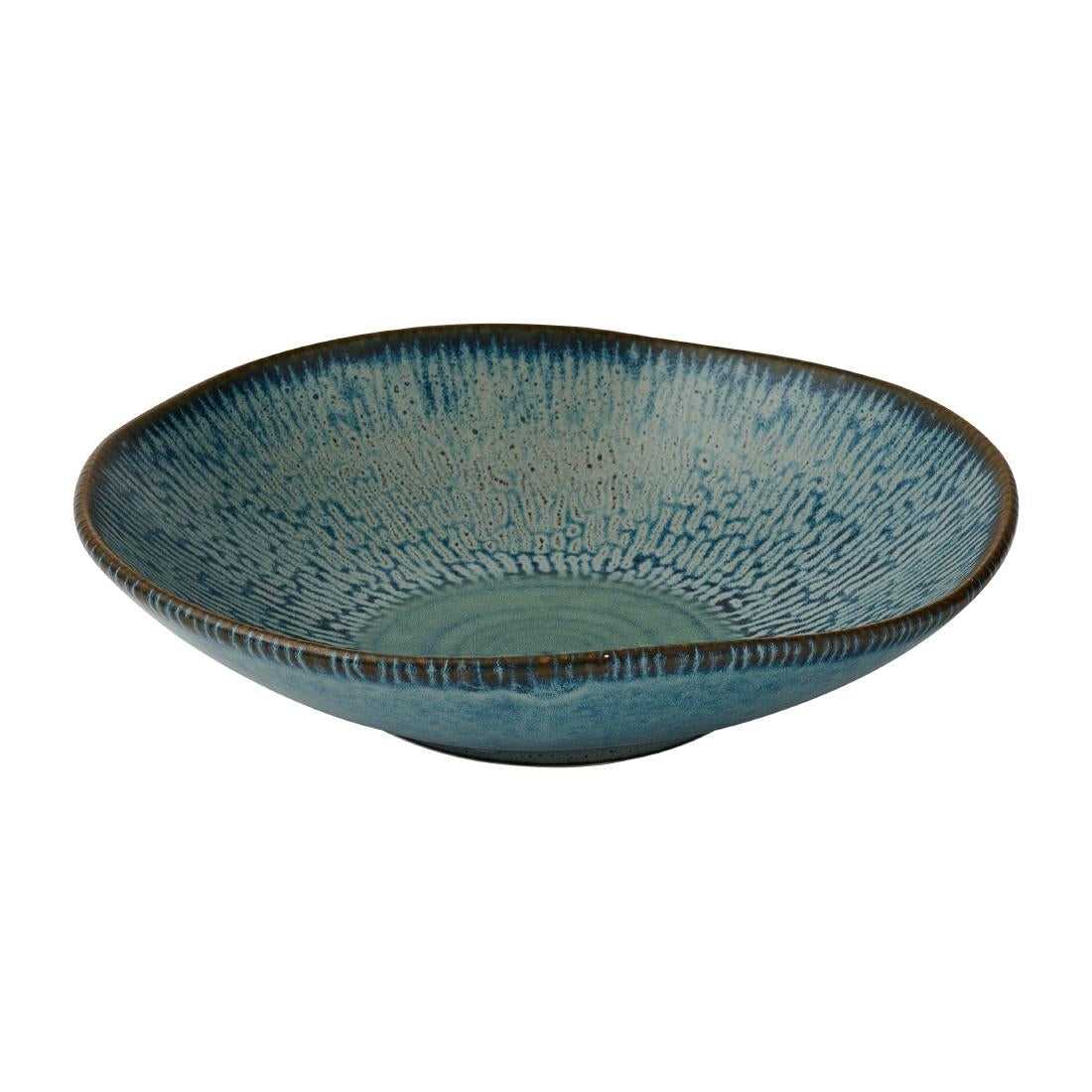 Churchill Envisage Cascade Sapphire Blue Natural Bowls 220mm (6 Pack)