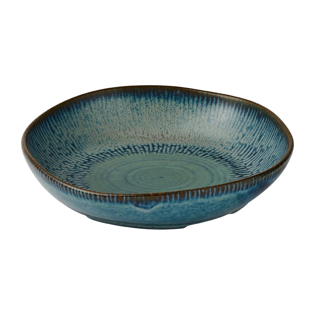 Churchill Envisage Cascade Sapphire Blue Natural Deep Bowls 215mm (6 Pack)