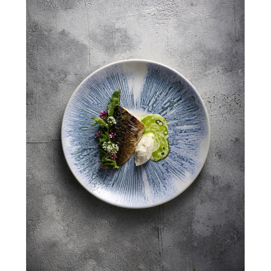 Churchill Lyra Blue Evolve Coupe Plates 288mm (12 Pack)