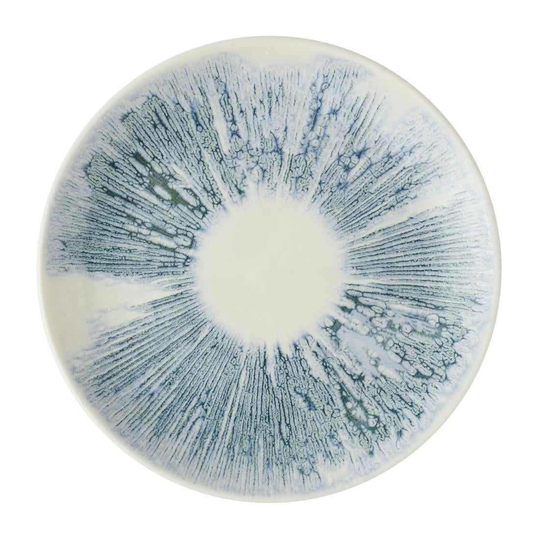 Churchill Lyra Blue Evolve Coupe Plates 217mm (12 Pack)