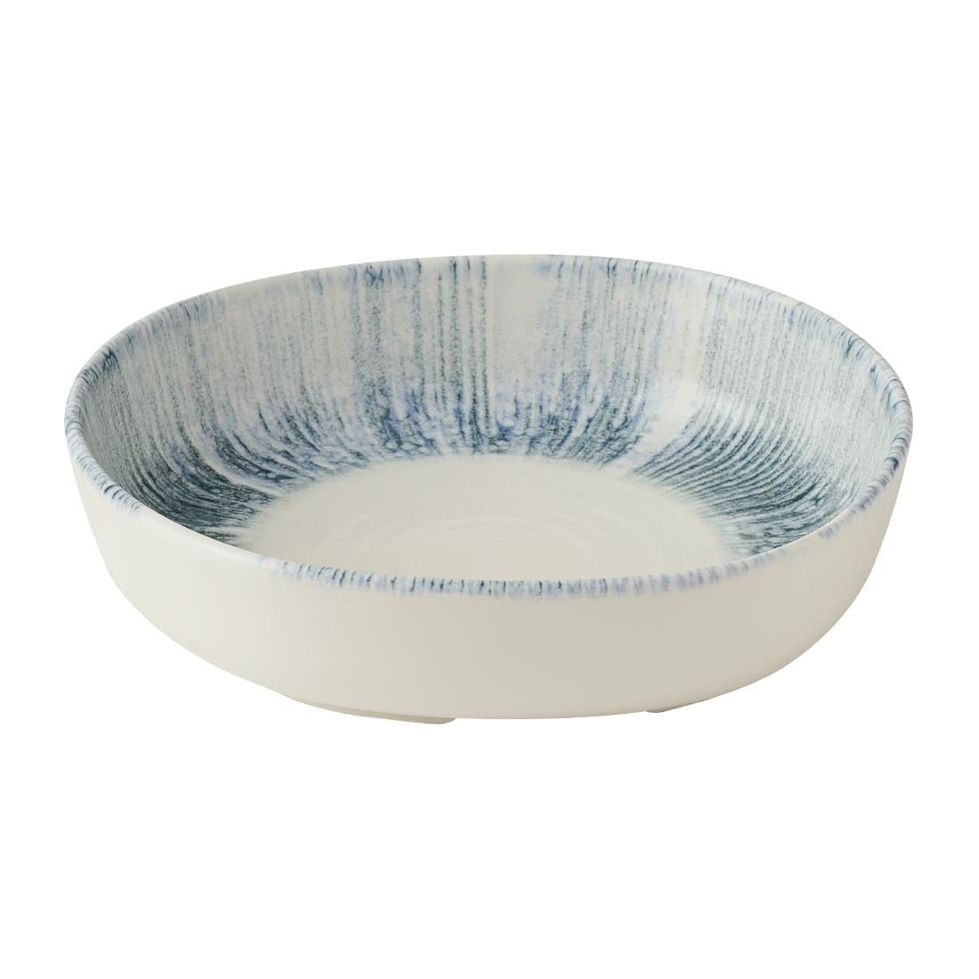 Churchill Lyra Blue Organic Walled Bowls 200mm (6 Pack)