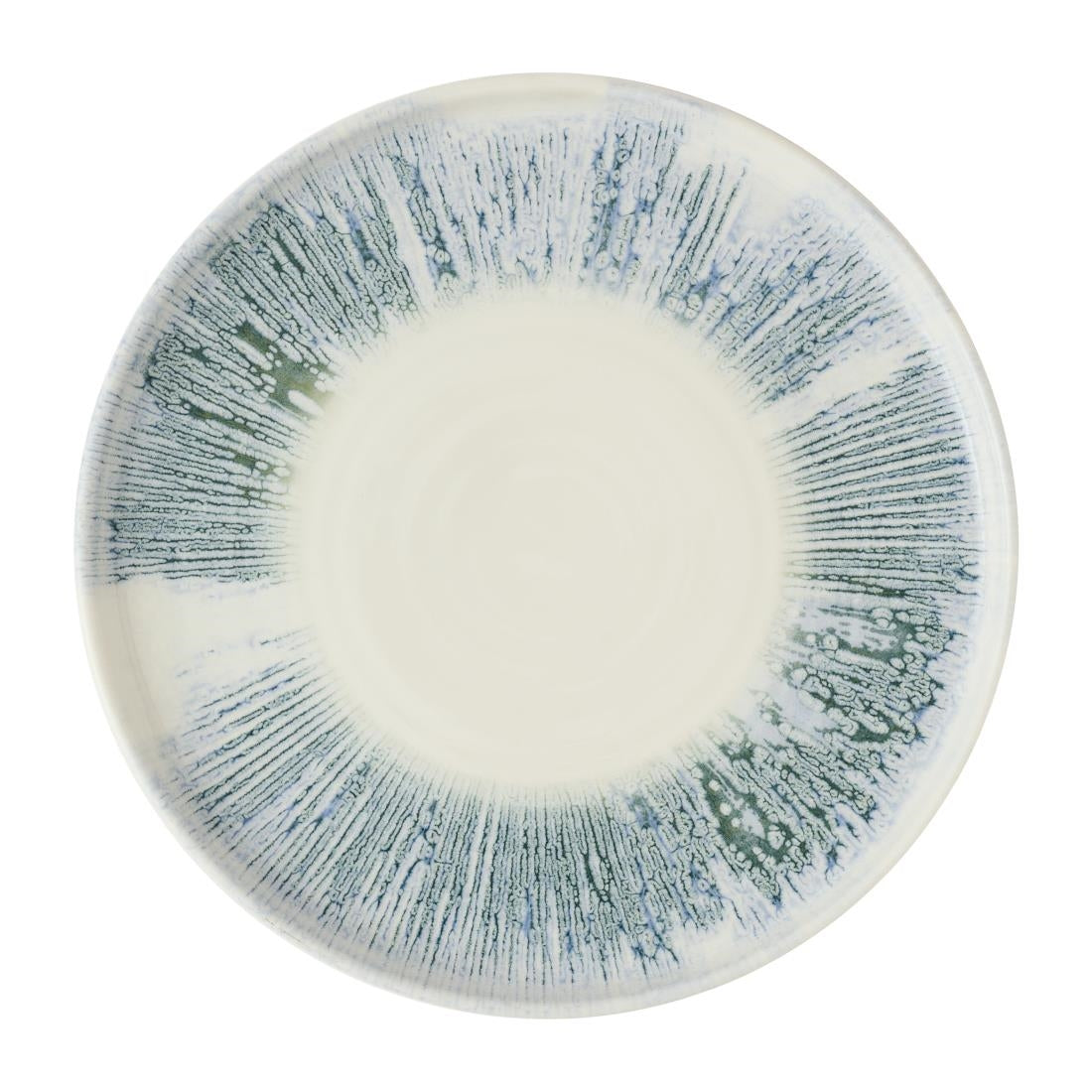 Churchill Lyra Blue Walled Plates 260mm (6 Pack)