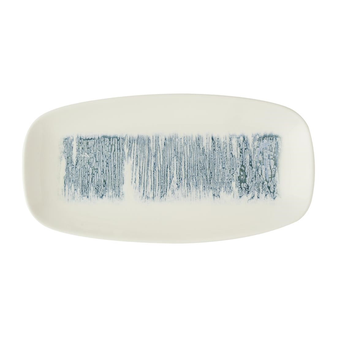 Churchill Lyra Blue Oblong Platters 298x153mm (12 Pack)