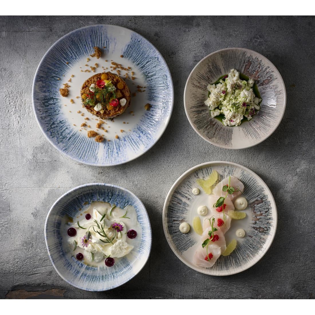 Churchill Lyra Pink Walled Plates 210mm (6 Pack)