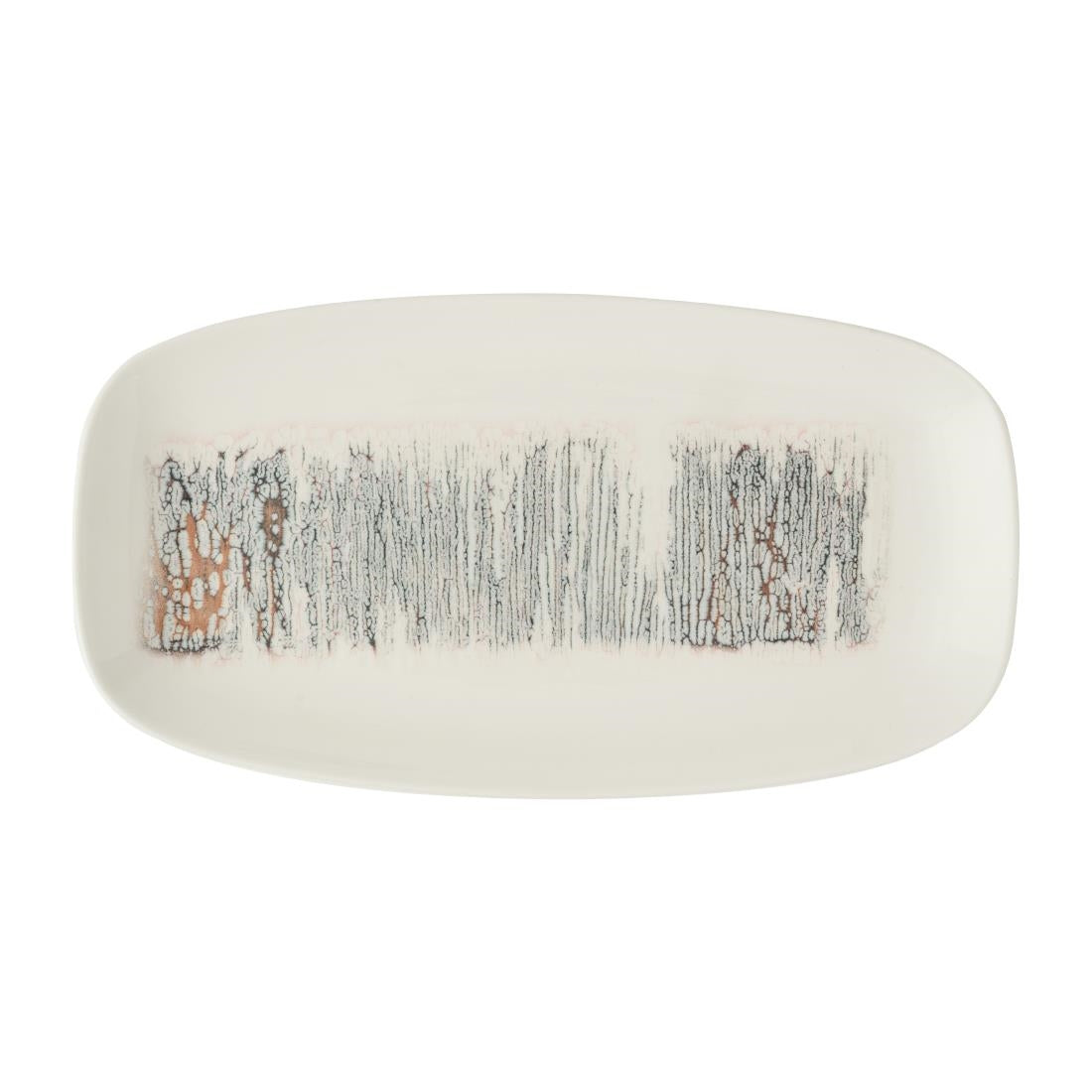 Churchill Lyra Pink Oblong Platters 355x189mm (6 Pack)