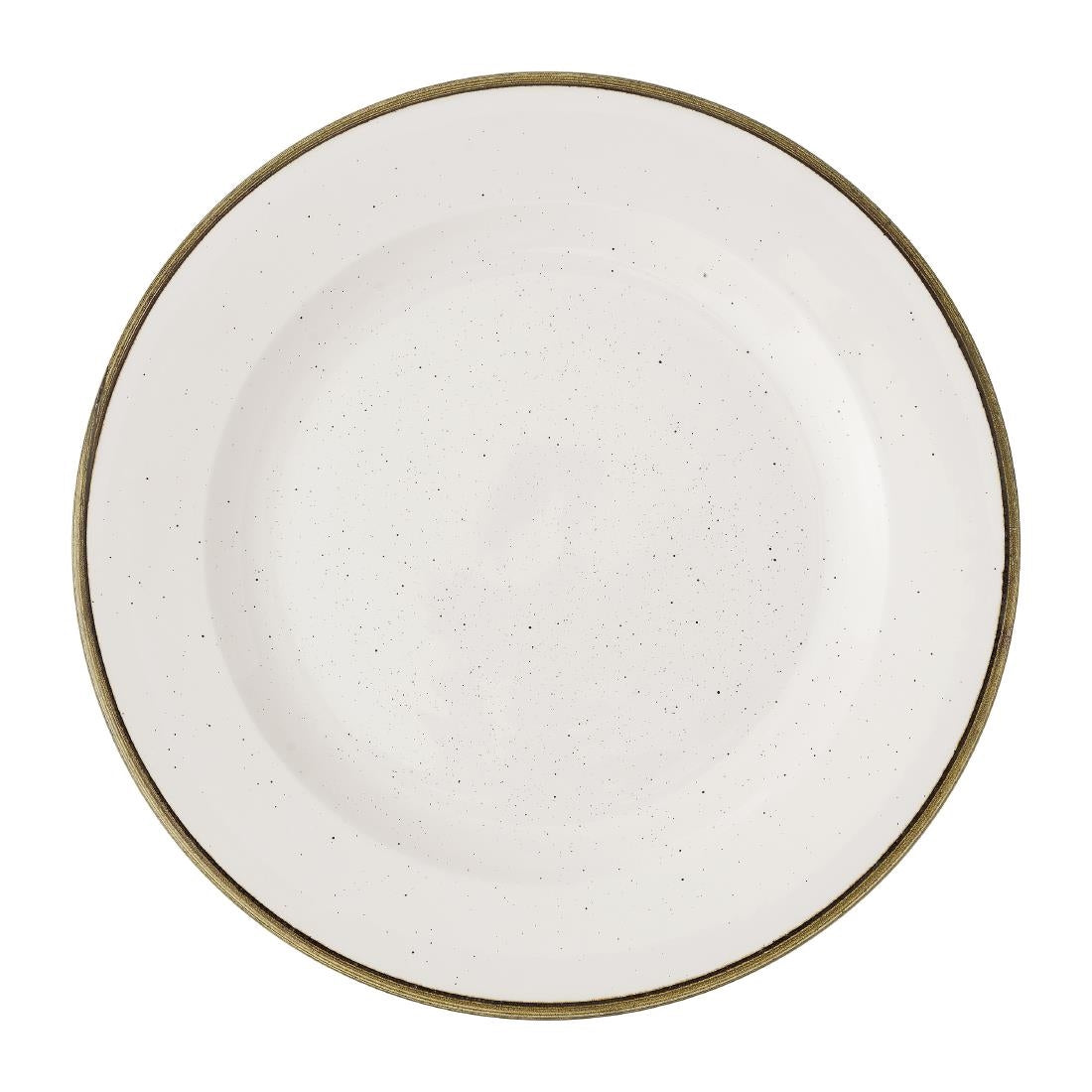 Churchill Stonecast Barley White Profile Plates 305mm (12 Pack)