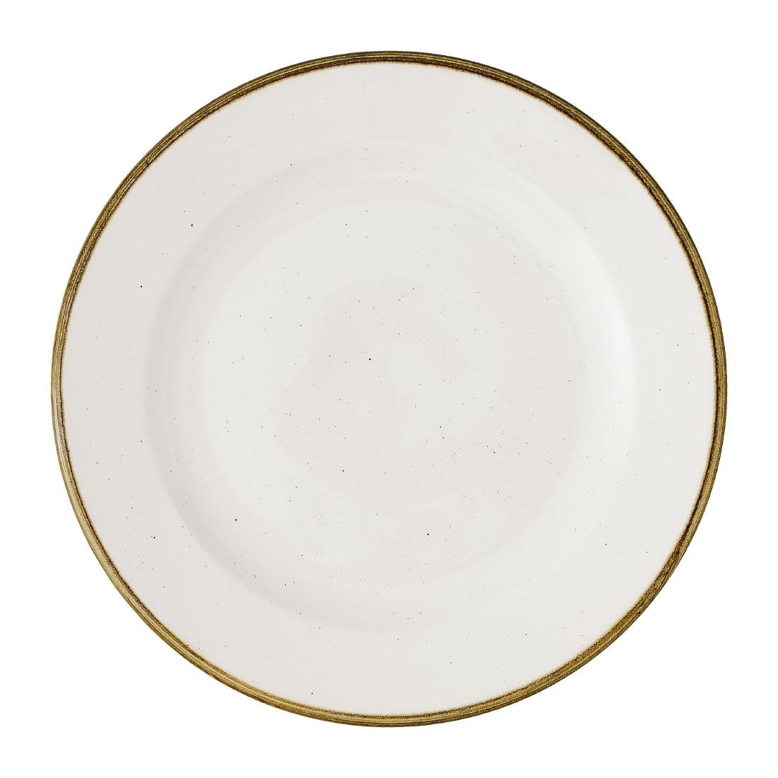 Churchill Stonecast Barley White Profile Plates 229mm (12 Pack)