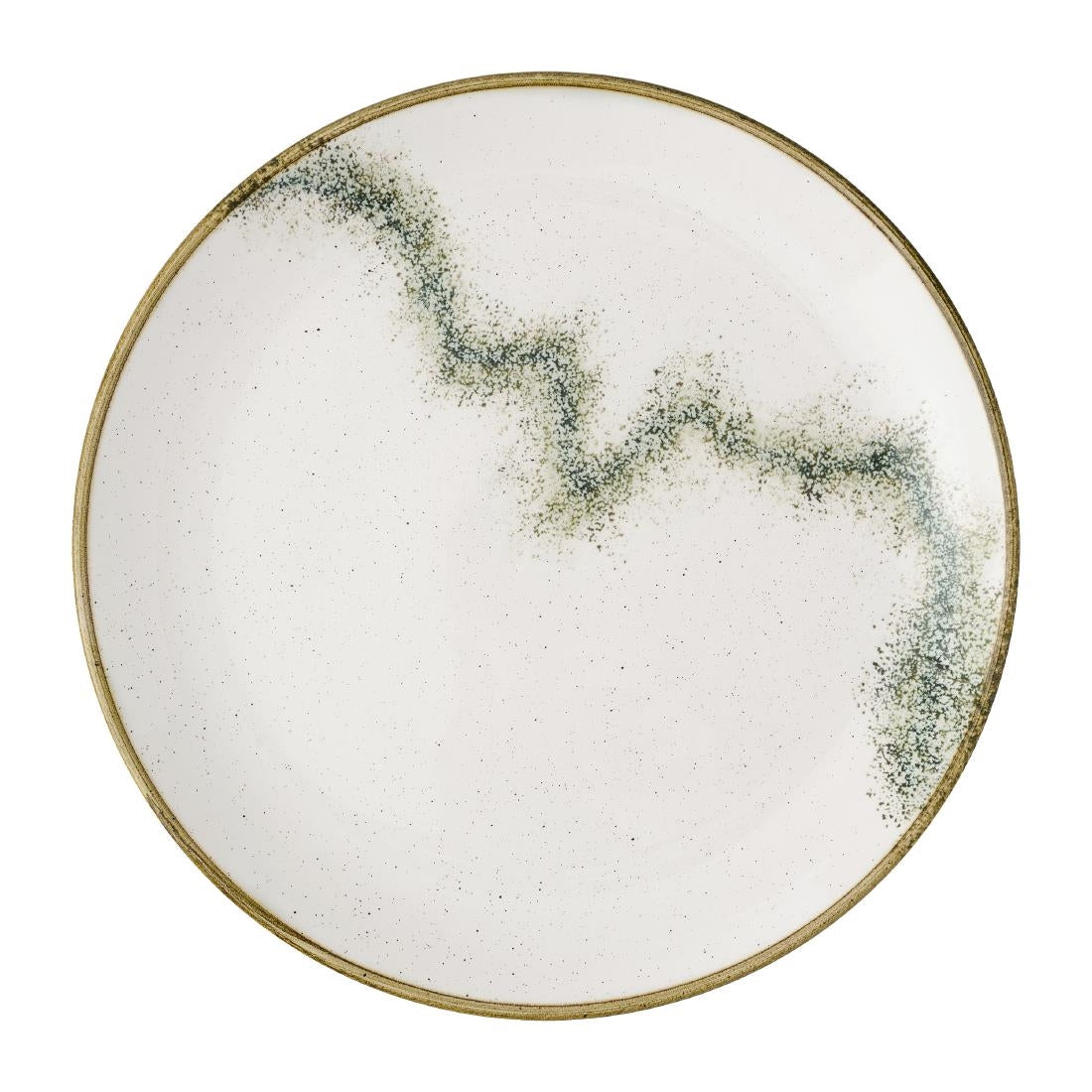 Churchill Stonecast Spice Barley White Coupe Plates 288mm (12 Pack)