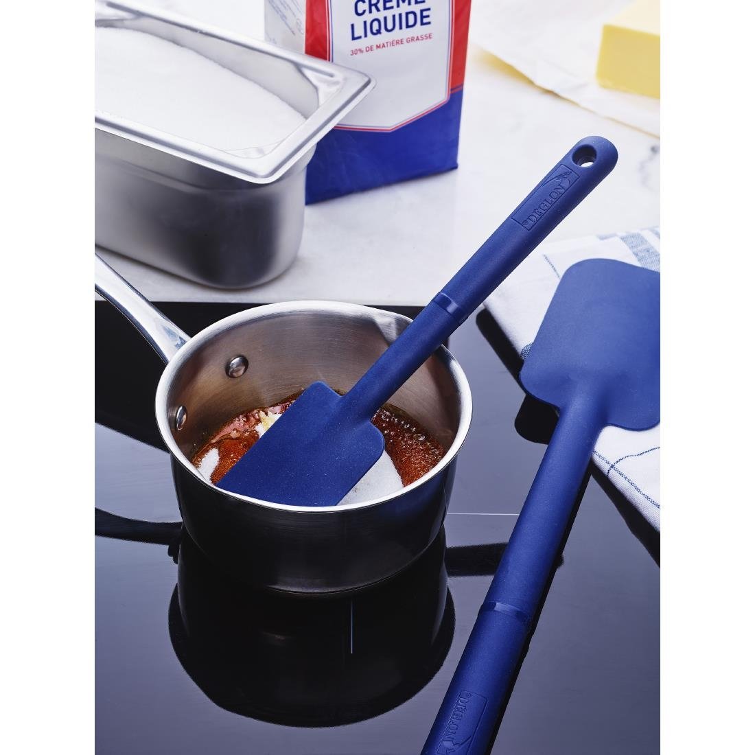 Deglon Stop Glisse Maryse Blue Heat Resistant Spatula 400mm