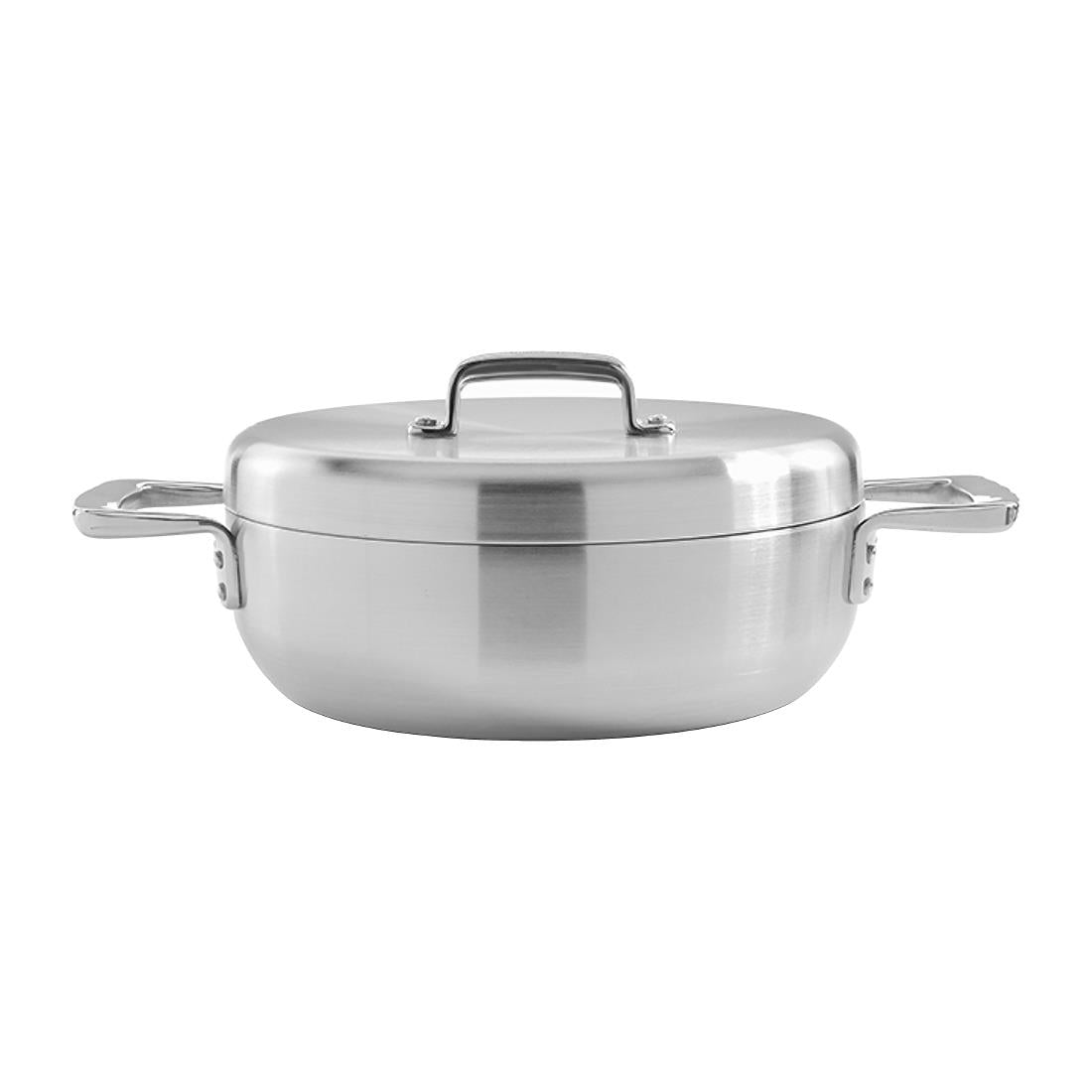Samuel Groves Urban St/St Tri-Ply Chefs Pan with Domed Lid 26cm