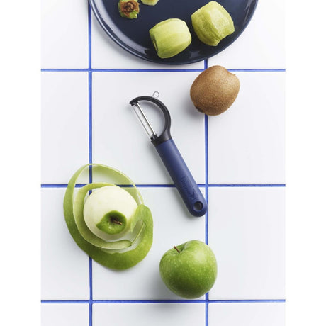 Deglon Blue Vertical Peeler with Swivel Blade