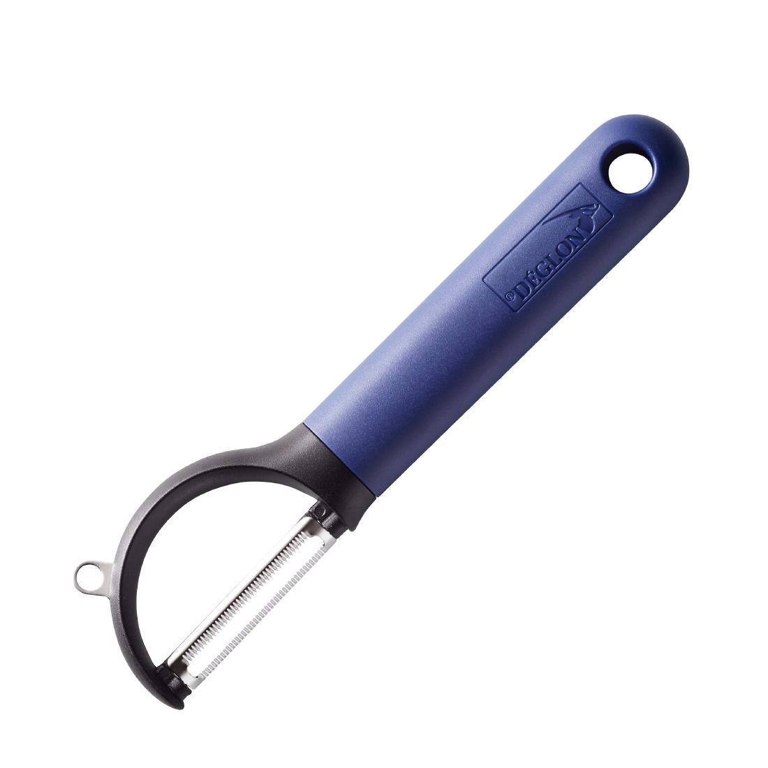 Deglon Blue Vertical Peeler with Swivel Blade
