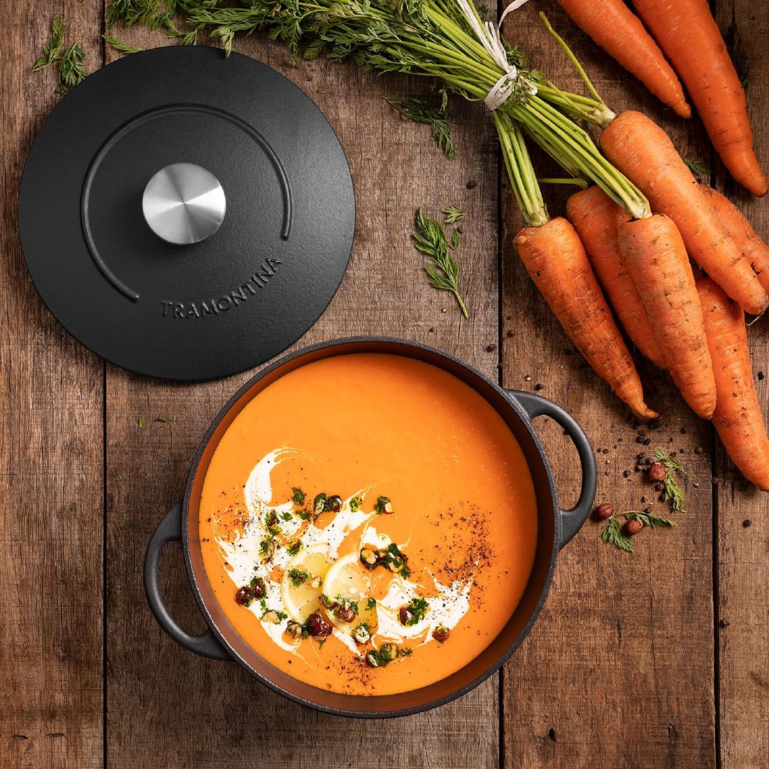 Tramontina Enamel Cast Iron Casserole Dish 311mm