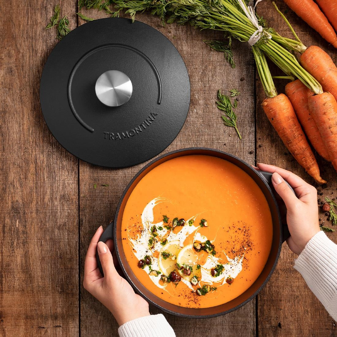 Tramontina Enamel Cast Iron Casserole Dish 311mm