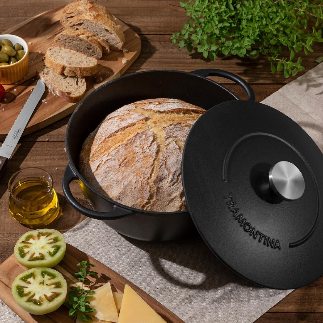 Tramontina Enamel Cast Iron Casserole Dish 311mm