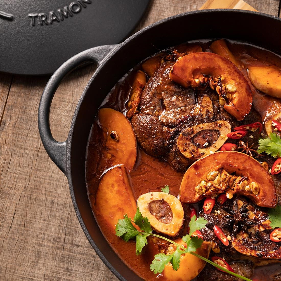 Tramontina Enamel Cast Iron Casserole Dish 311mm