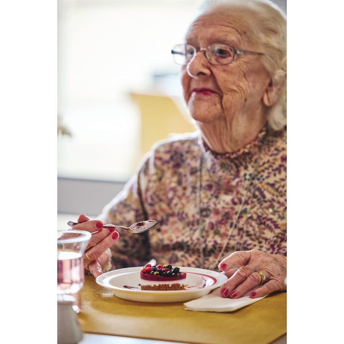 Autonomy Soup Dishes Red Border 230mm (12 Pack)