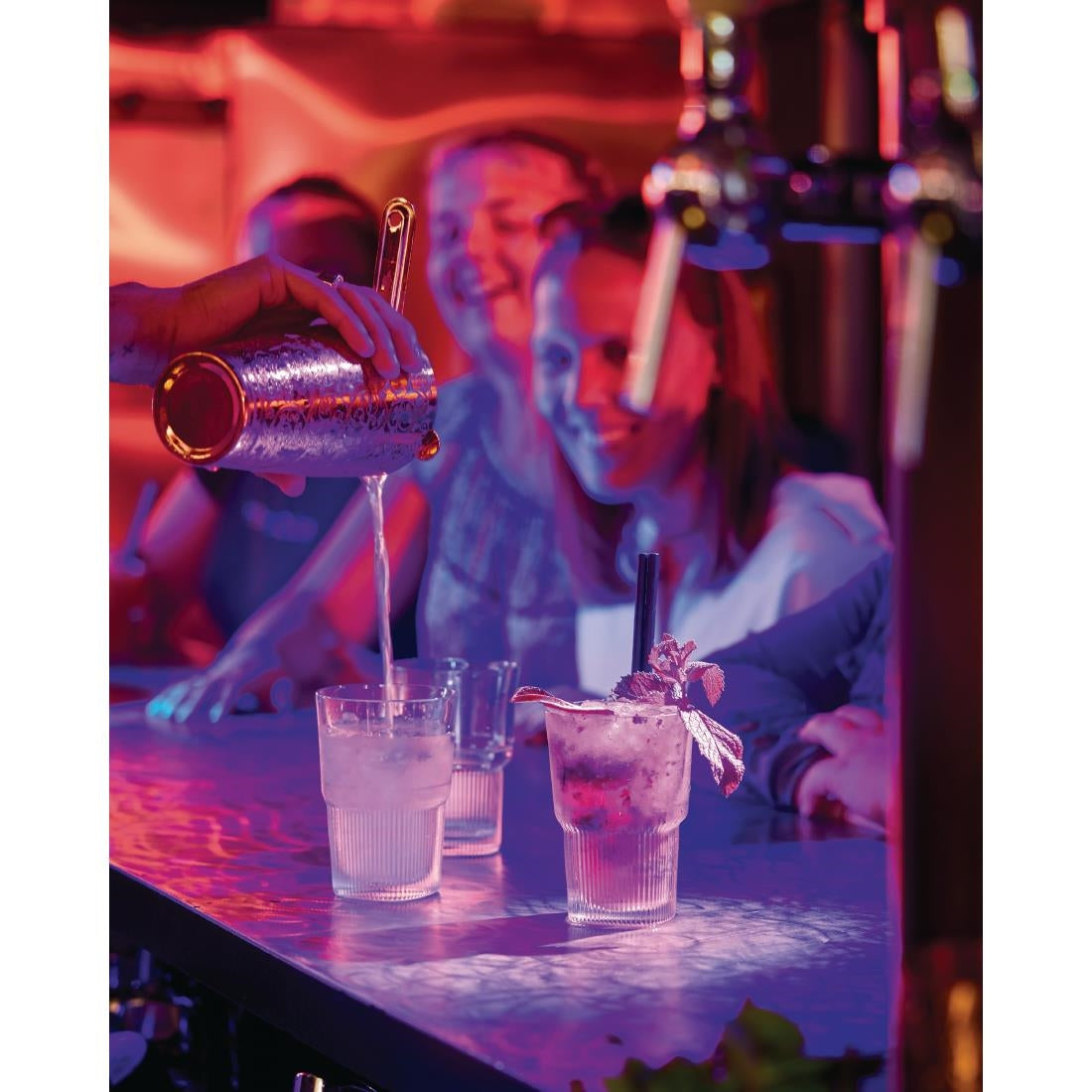 Arcoroc Starline Toughened Hiball Glasses 350ml (24 Pack)