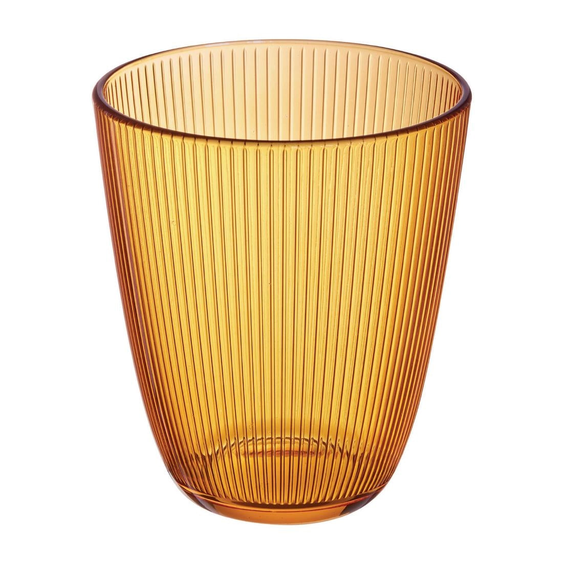 Luminarc Concepto Stripy Amber Tumblers 320ml (24 Pack)