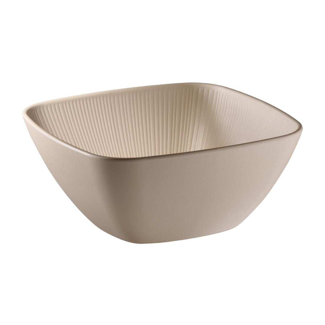 APS Nero Square Bowl Sand 250x250mm