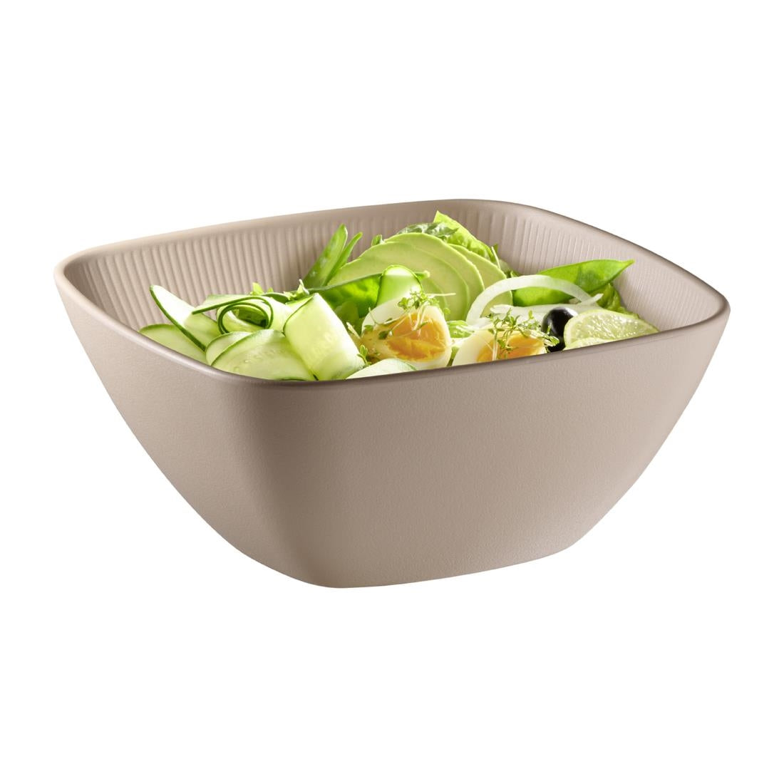 APS Nero Square Bowl Sand 250x250mm