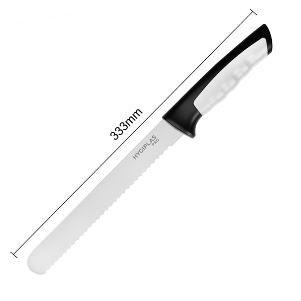 Hygiplas Pro Bread Knife White 20cm