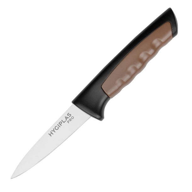 Hygiplas Pro Paring Knife Brown 8.5cm