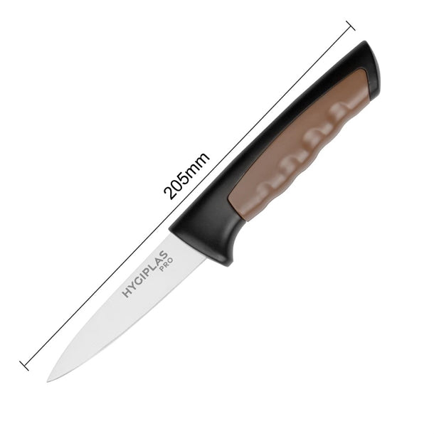 Hygiplas Pro Paring Knife Brown 8.5cm