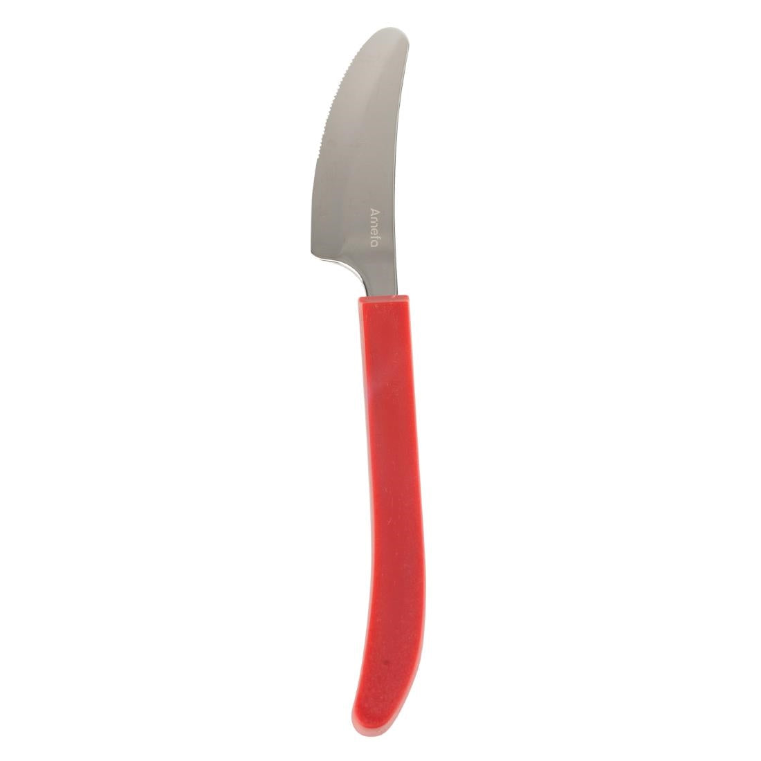 Amefa Select Straight Dessert Knives Red (12 Pack)