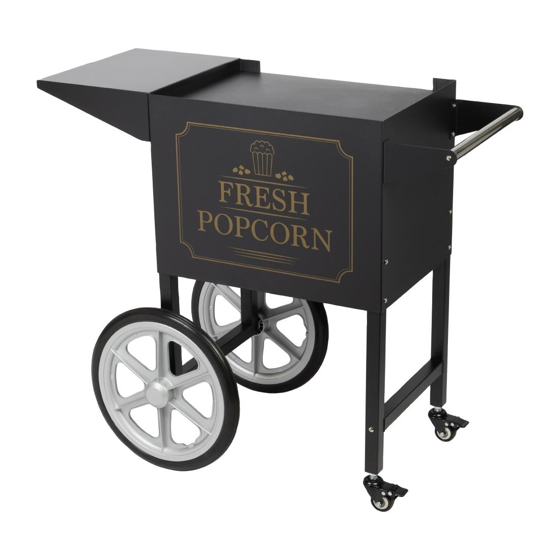 Haxro HX8588 Popcorn Machine and Cart Black